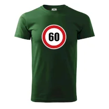 Dopravná značka - obmedzenie rýchlosti 60 Dopravná značka - obmedzenie rýchlosti 60