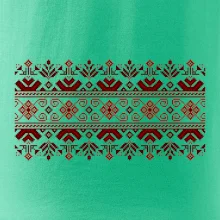 Ukrajinský vzor - červený