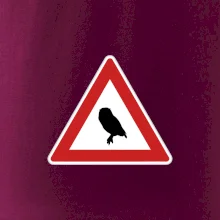 Dopravná značka - Pozor sova