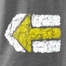 Párová turistická značka žlutá Párová turistická značka žlutá