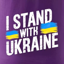 I stand with ukraine tlačiaci nápis