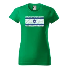 Vlajka Izrael kreslená