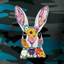 Zajačik ako vyšitý