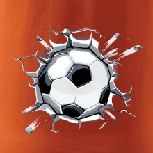 Futbalová lopta v triku Futbalová lopta v triku