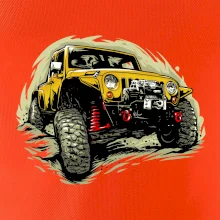 Žltý offroad s navijakom Žltý offroad s navijakom