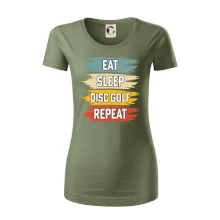 Disc Golf eat sleep barevné