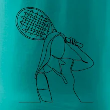 Tenistka jedným ťahom