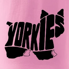 Yorkšírský teriér - Yorkie - Nápis v tele
