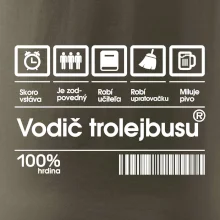 Čiarový kód - Vodič trolejbusu