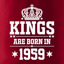 Kings are born in 1959