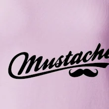 Mustache - nápis