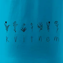 Kvitnem - Nápis s kvetinami