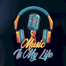 Music is my life slúchadlá