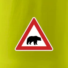 Dopravná značka - Pozor ľadový medveď