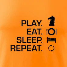 Eat sleep play - šach