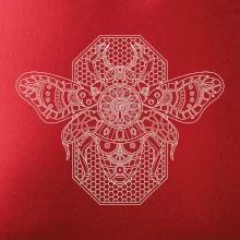 Steampunk včela čiernobiela Steampunk včela čiernobiela