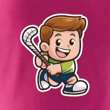 Ikona pozemný hokej chlapec