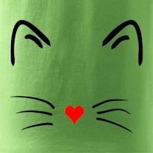 Mačka - srdce namiesto nosa