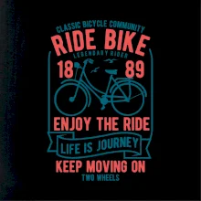 Ride Bike enjoy the ride