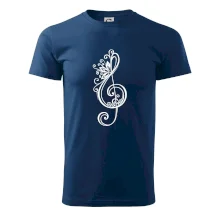 Husľový kľúč kvety