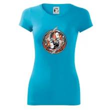 Yin & Yang Koi kapor - oranžový