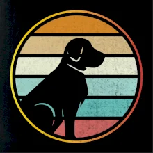 Retro kruh - sediaci pes