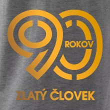 90 rokov zlatý človek