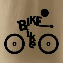 Bike nápis postava