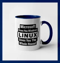Microsoft Gives You Windows LINUX Gives You The Whole House!