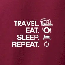 Eat sleep travel - Malý príves