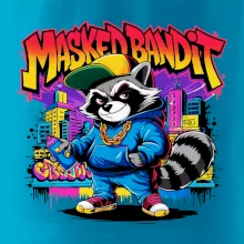 Mýval - masked bandit graffiti