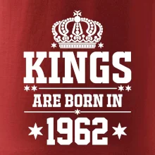 Kings are born in 1962
