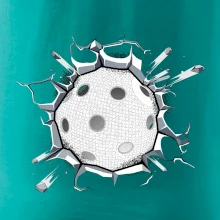 Florbal lopta v triku Florbal lopta v triku