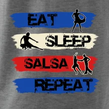 Eat sleep salsa repeat