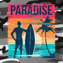 Paradise - farebný štvorec