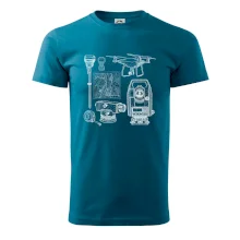 Geodet teodolit dron