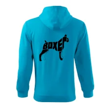 Boxer nápis v tele Boxer nápis v tele