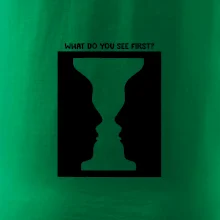 What do you see first? Pohár - Tváre