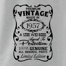 Vintage Etiketa - 1957 Vintage Etiketa - 1957