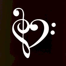 Husľový kľúč srdce Husľový kľúč srdce