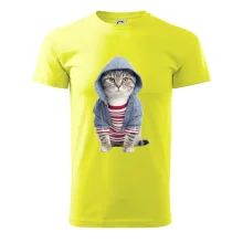 Mačka v pruhovanom triku