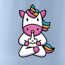 Yoga fučiaci jednorožec