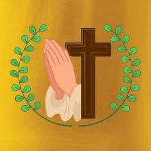 Veniec - kríž a modlenie