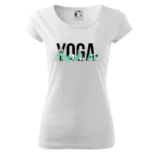 Yoga nápis farebný