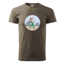 Farebný párový motív na hory