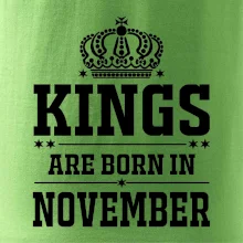 Kings are born in November