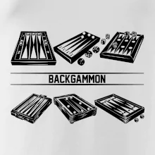 Backgammon čierny set Backgammon čierny set