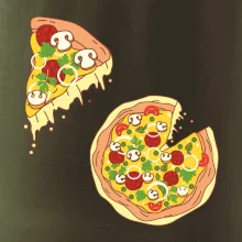 Pizza + Pizza kousek