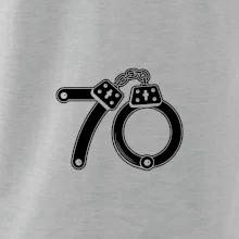 Narodeninové tričko pre policajta - putá 70 Narodeninové tričko pre policajta - putá 70