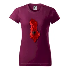 Mapa Albánsko reliéf hôr Mapa Albánsko reliéf hôr